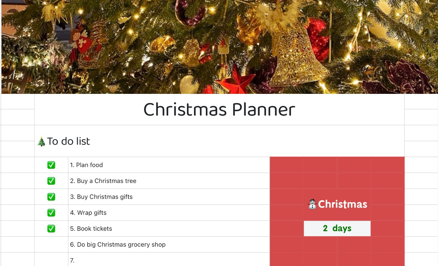 Christmas Planner